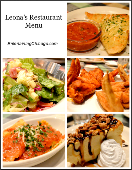 New Leona S Restaurant Menu Experience Entertaining Chicago