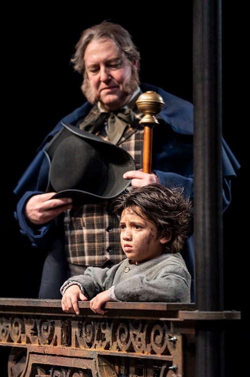 Kai Edgar and Matthew R. Jones in Oliver!