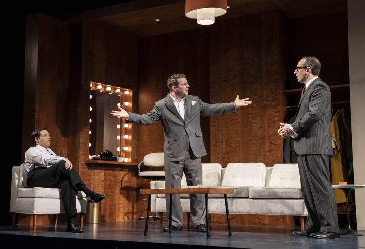  Ben Rappaport, Sean Hayes and Peter Grosz in Doug Wright’s Good Night, Oscar