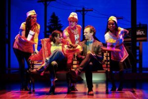 Ashley Pérez Flanagan, Samantha Williams, Chelsea Williams, Paul Alexander Nolan and Lauryn Hobbs in Britta Johnson’s Life After