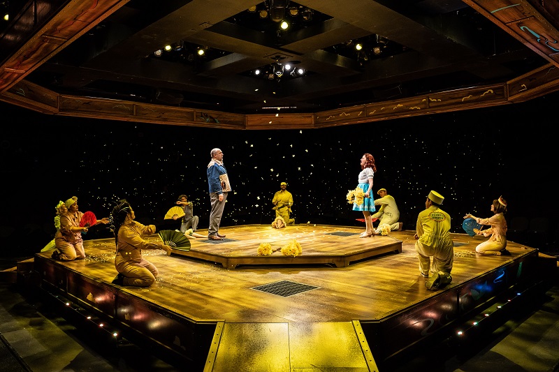 Edward Bloom giving Sandra Bloom a daffodil field in Big Fish Marriott Theatre