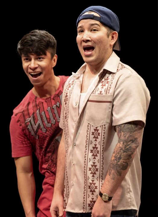 Joseph Morales and Jordan Arredondo in 'In The Heights' at Marriott Theatre in Lincolnshire Illinois