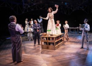 The cast of The Music Man at Marriott Theatre in Lincolnshire