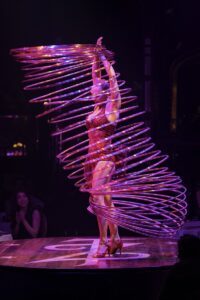 Vita Radionova in Teatro ZinZanni's 'Love, Chaos, and Dinner' in Chicago
