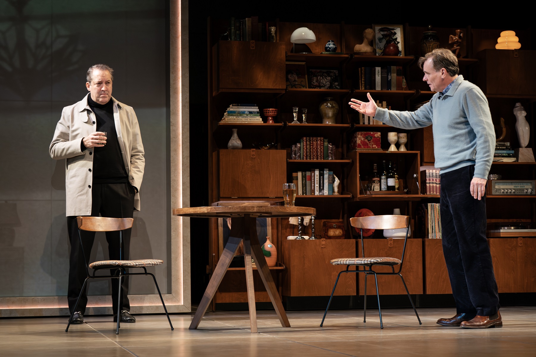 Ian Barford and Robert Sean Leonard in 'Betrayal' at Goodman Theatre - Photo Credit Joan Marcus