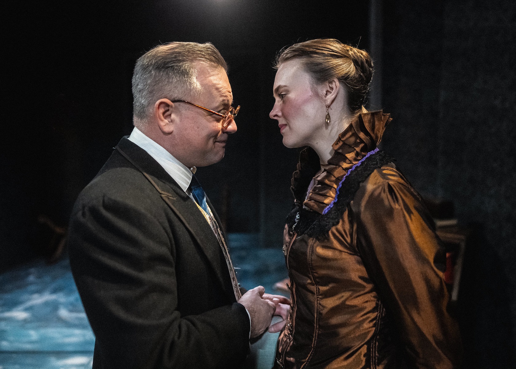 Todd Wojcik and Brookelyn Hébert in 'Hedda Gabler' - Photo Credit: Joe Mazza, Brave Lux