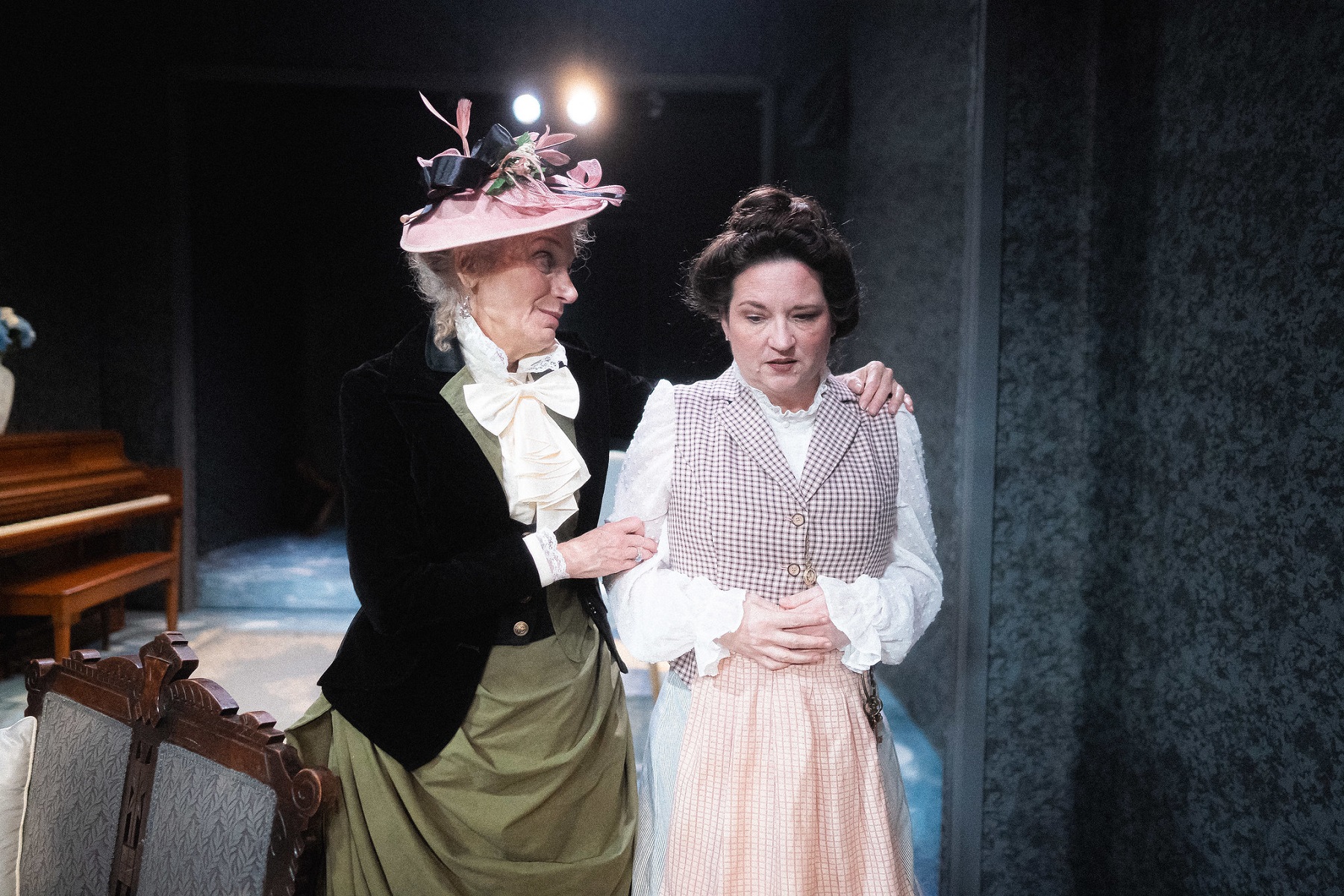 Lynne Baker and Laura Coleman in 'Hedda Gabler' - Photo Credit: Joe Mazza, Brave Lux