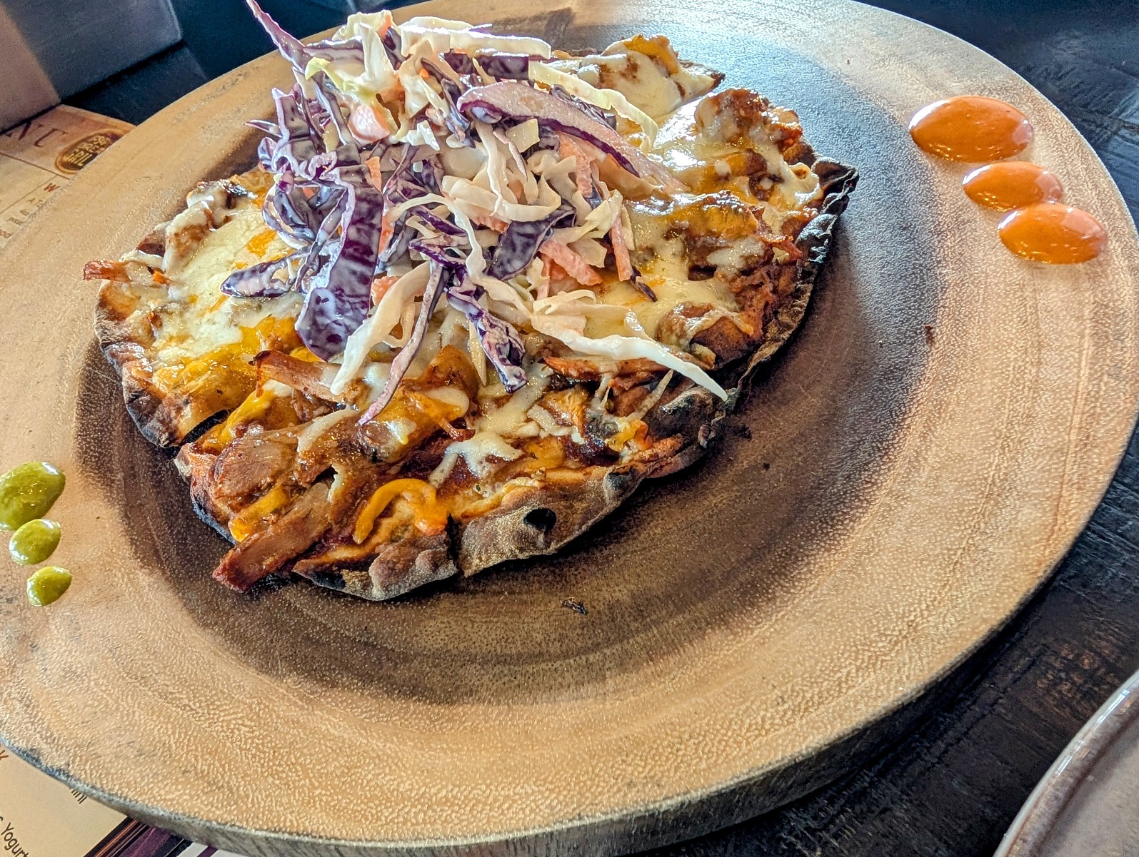 BBQ Pizza at Joseph's Dream Grill