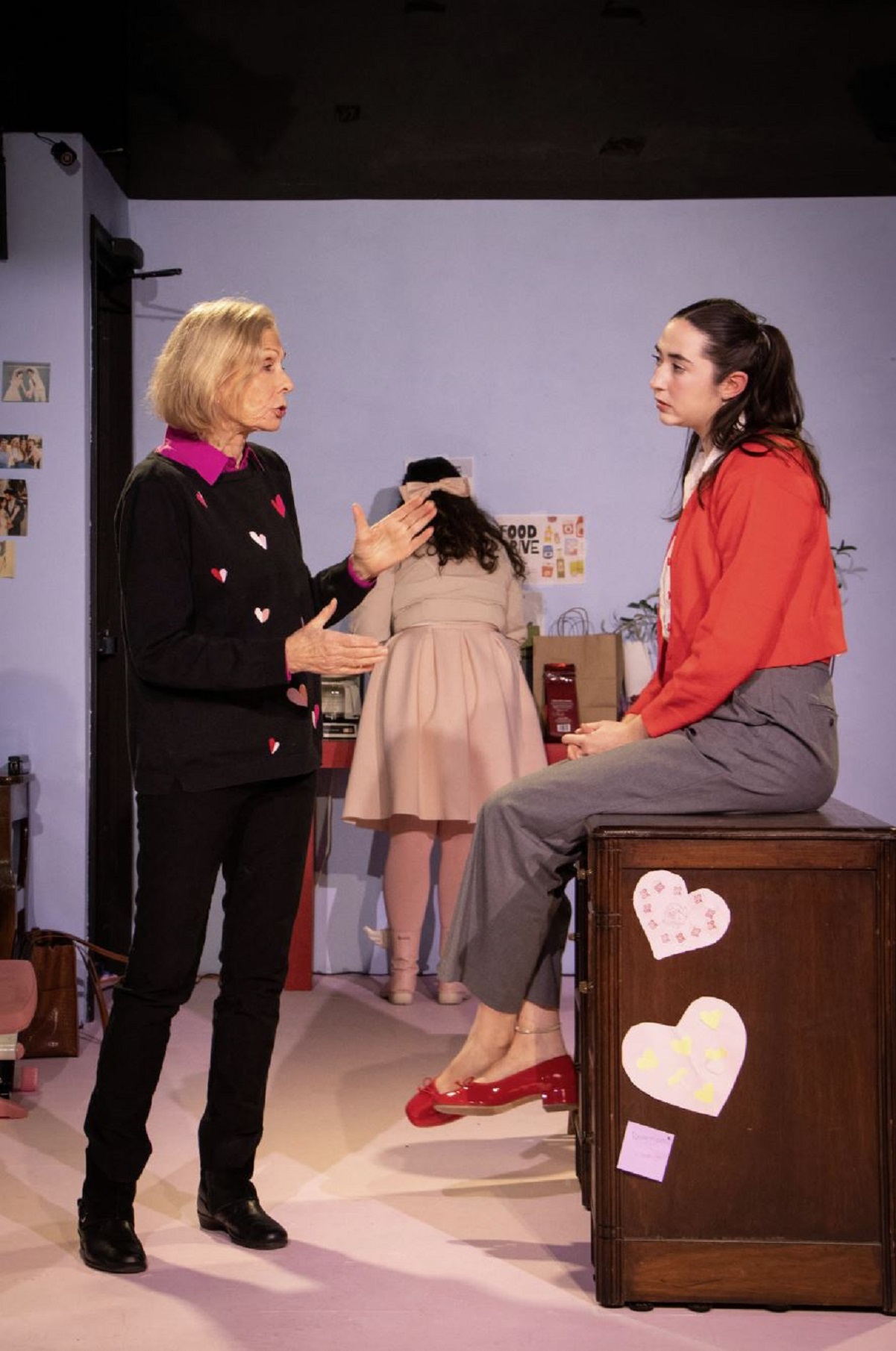 Martha Hansen, Allison Ristaino, and Nealie Tinlin in 'Not Bitter Nor Sweet'