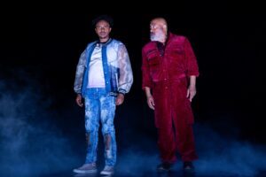 Cecil Blutcher and Keith Randolph Smith in 'BUST' at Goodman Theatre