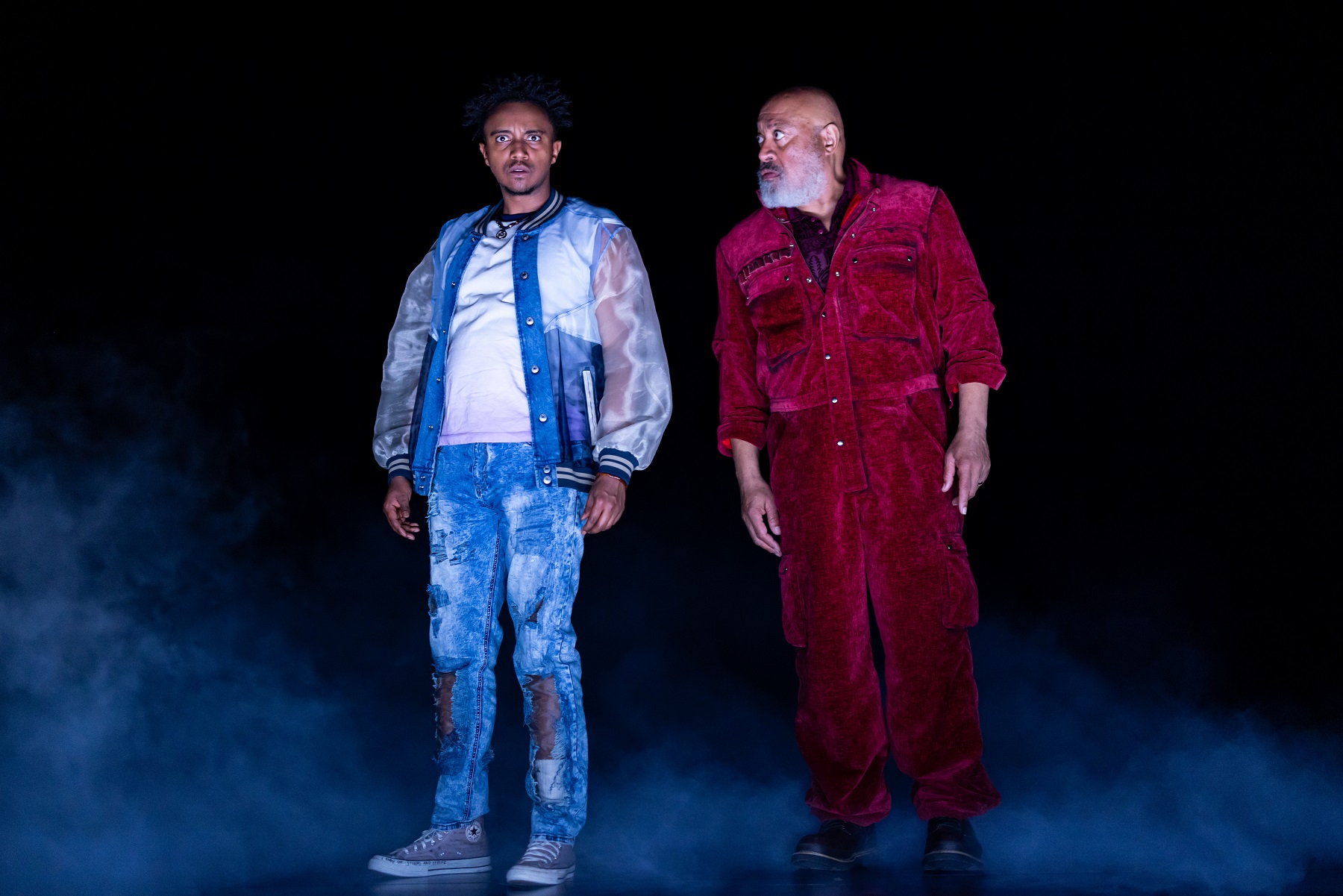 BUST is an extraordinary new play at Goodman Theatre that is an absolute must-watch. Hysterically funny and poignantly deep, you have never seen anything like this show. Cecil Blutcher and Keith Randolph Smith in 'BUST' at Goodman Theatre