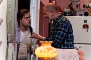 Thomas Neumann and Jamie Ewing in 'The Lifespan of a Fact' from Elsinore