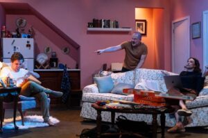 Thomas Neumann, Jamie Ewing, and Lori Rohr in 'The Lifespan of a Fact' from Elsinore: A Theatre Ensemble