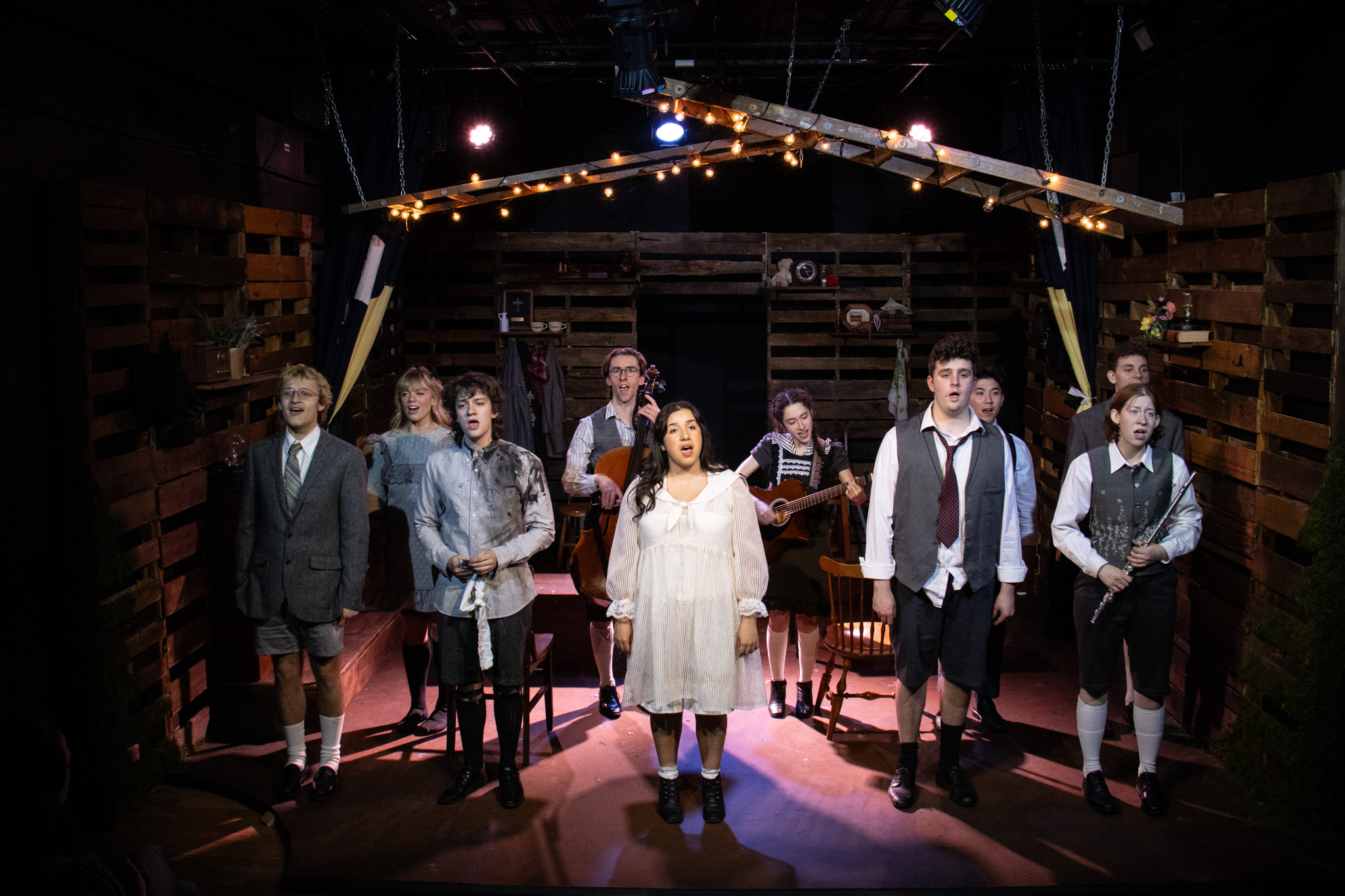 The cast of 'Spring Awakenings' at Lazy Susan Theatre Co. in Chicago