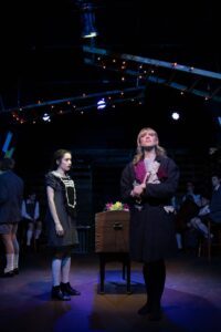 Grace Trivax and Hannah Loessberg in 'Spring Awakenings' at Lazy Susan Theatre Co.
