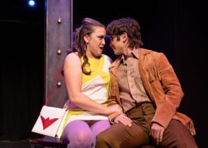 Teah Kiang Mirabelli and Eldon Warner-Soriano in 'Sweet Charity' at Blank Theatre Company