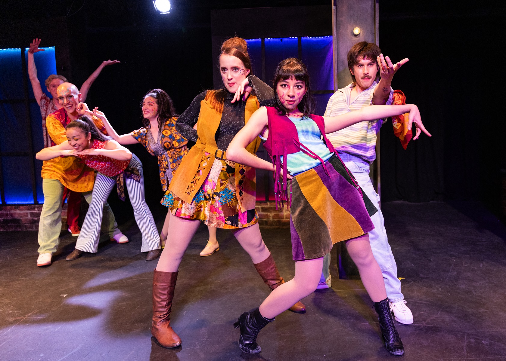 The cast of Sweet Charity at Blank Theatre Company - Photo Credit: Steve Townshend/Distant Era