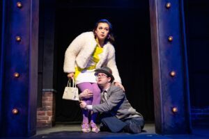 Teah Kiang Mirabelli and Dustin Rothbart in 'Sweet Charity' at Blank Theatre Company