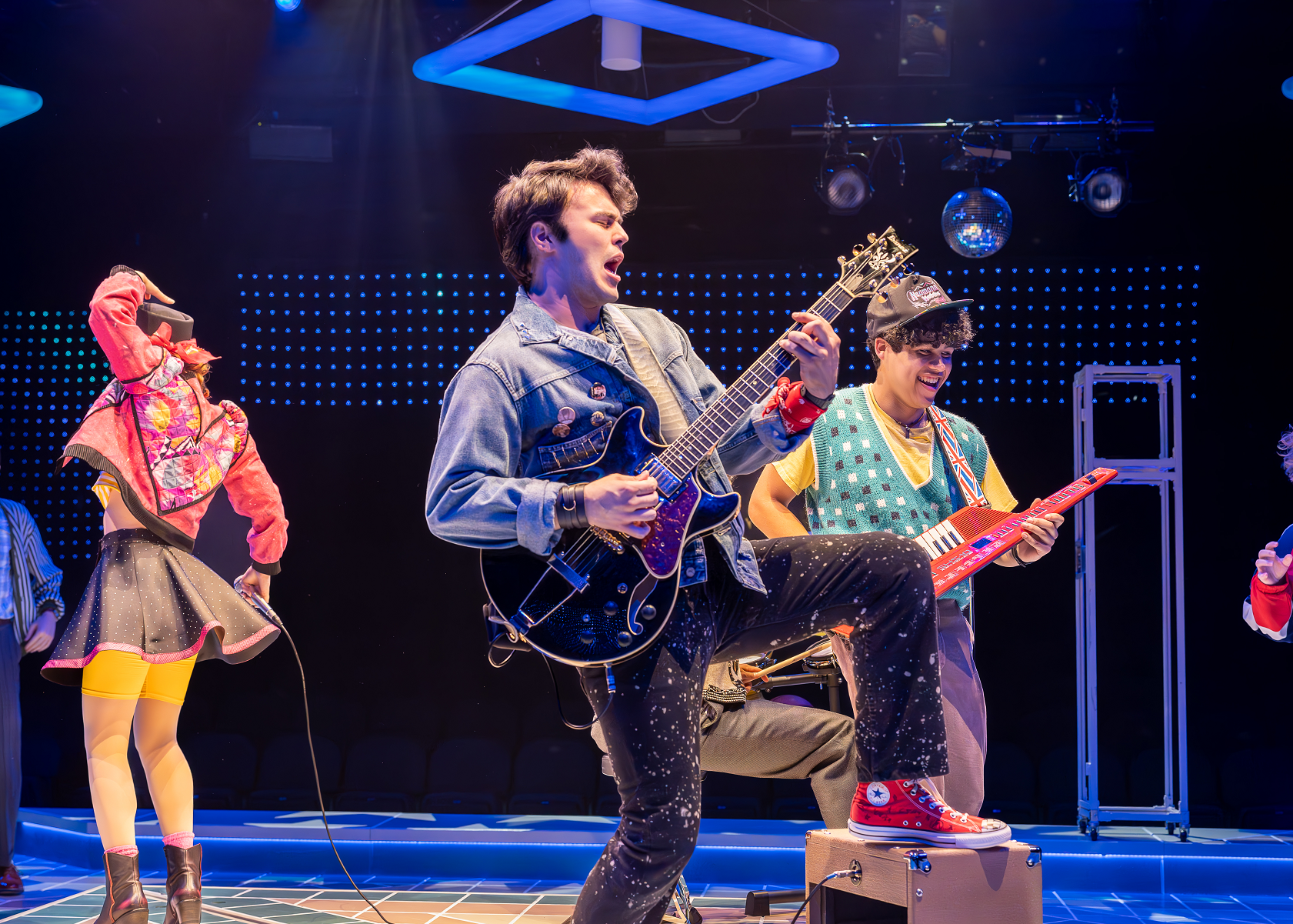 The new 80s musical Always Something There... is hilariously funny, full of references to the decade, and brimming with excellent music that you know. This is the world premiere - don't miss it! Ian Couresy and Gabriel Subervi in Always Something There... at Marriott Theatre - Photo Credit: Amy Nelson