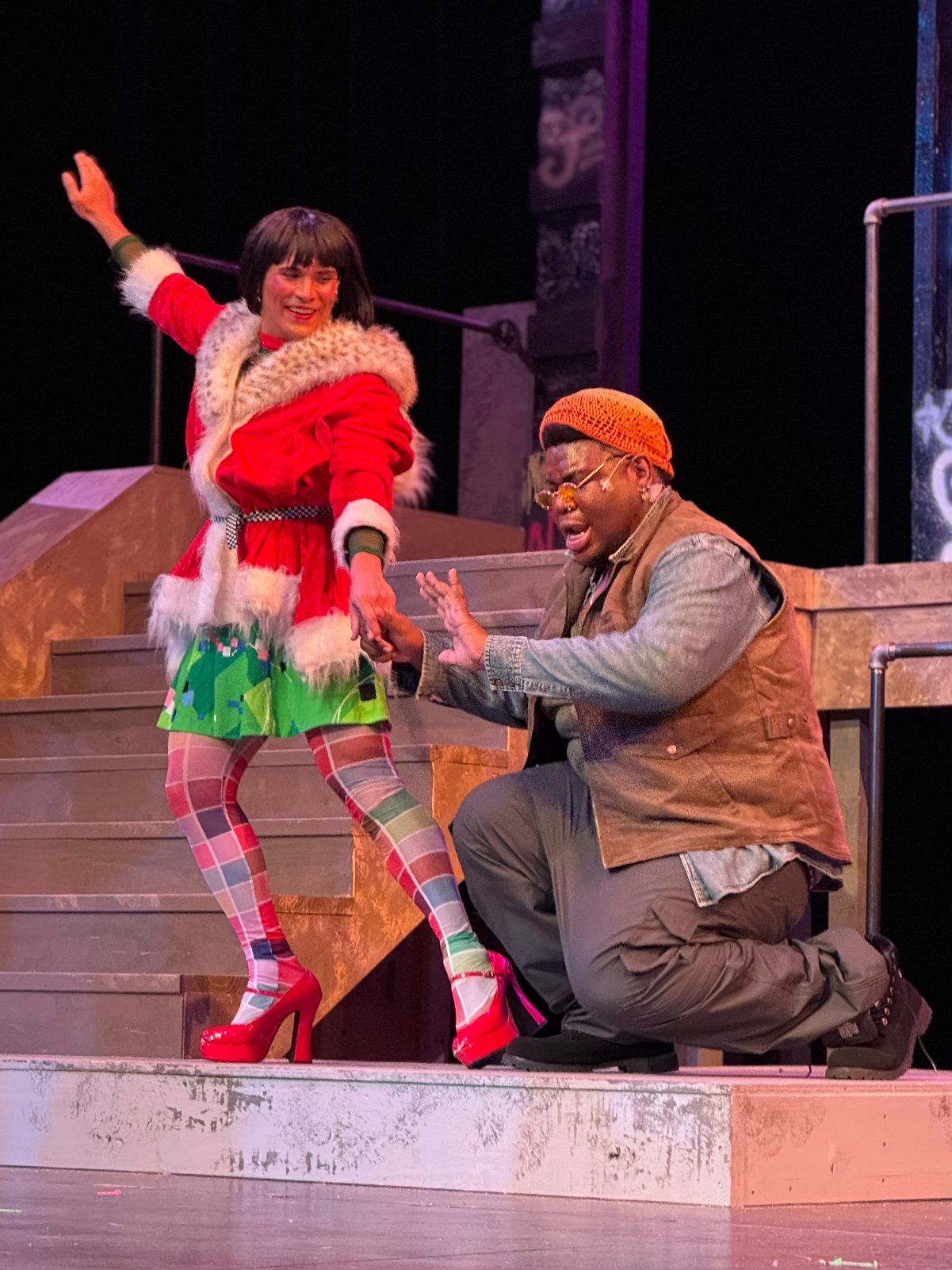 With a cohesive new production, Highland Park Players' RENT will remind you why this show has become a beloved classic. Great voices, lots of passion, and an incredible score. Kameron Rojas-Schueneman & Gabriel Levi in Highland Park Players' RENT