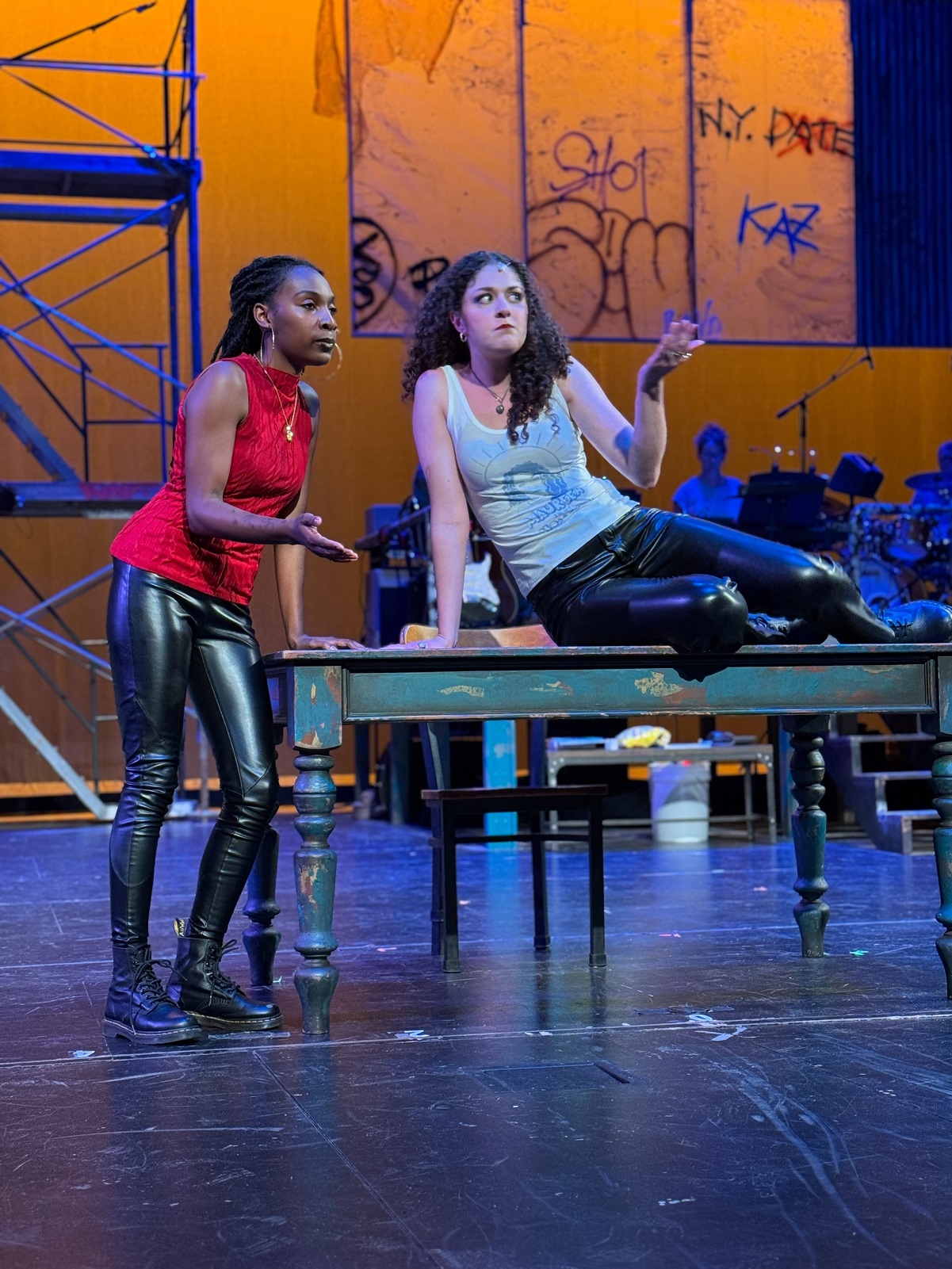 With a cohesive new production, Highland Park Players' RENT will remind you why this show has become a beloved classic. Great voices, lots of passion, and an incredible score. Taylor Morris & Amanda Donohoe in Highland Park Players' RENT