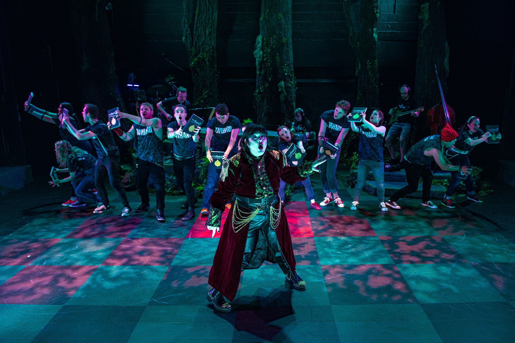 A laugh-out-loud parody of Twilight, Twihard! is the musical that you never knew you needed in your life. Hold on tight, spider monkey! Aliyah Necaise and The Company of Twihard! A Twilight Parody at Apollo Theater - Photo Credit: Nadir Waxali