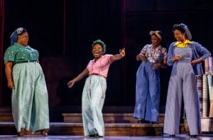 Lachrisa Grandberry, Brittney Mack, Ariya Hawkins and Aerie Williams in 'The Color Purple' at Goodman Theatre - Photo Credit: Brett Beiner