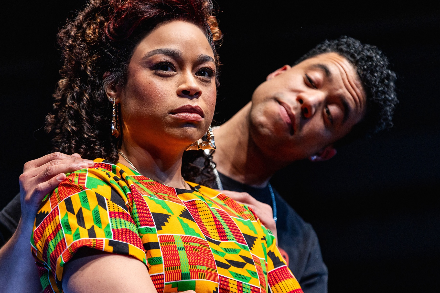 A Dominican story of love and resilience, The Brief Wondrous Life of Oscar Wao, about a nerdy, eccentric college student trying to navigate relationships, will have you laughing and reaching for the tissues. Julissa Calderon and Kelvin Grullon in 'The Brief Wondrous Life of Oscar Wao' at Goodman Theatre - Photo Credit: Jay Towns