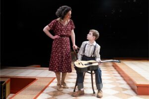 Elizabeth Telford and Charles Adler Bischoff in 'Heartbreak Hotel' at Marriott Theatre - Photo Credit: Justin Barbin