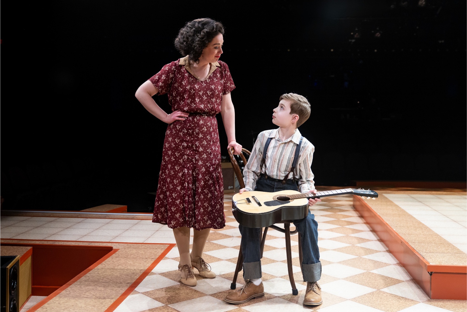 Elizabeth Telford and Charles Adler Bischoff in 'Heartbreak Hotel' at Marriott Theatre - Photo Credit: Justin Barbin