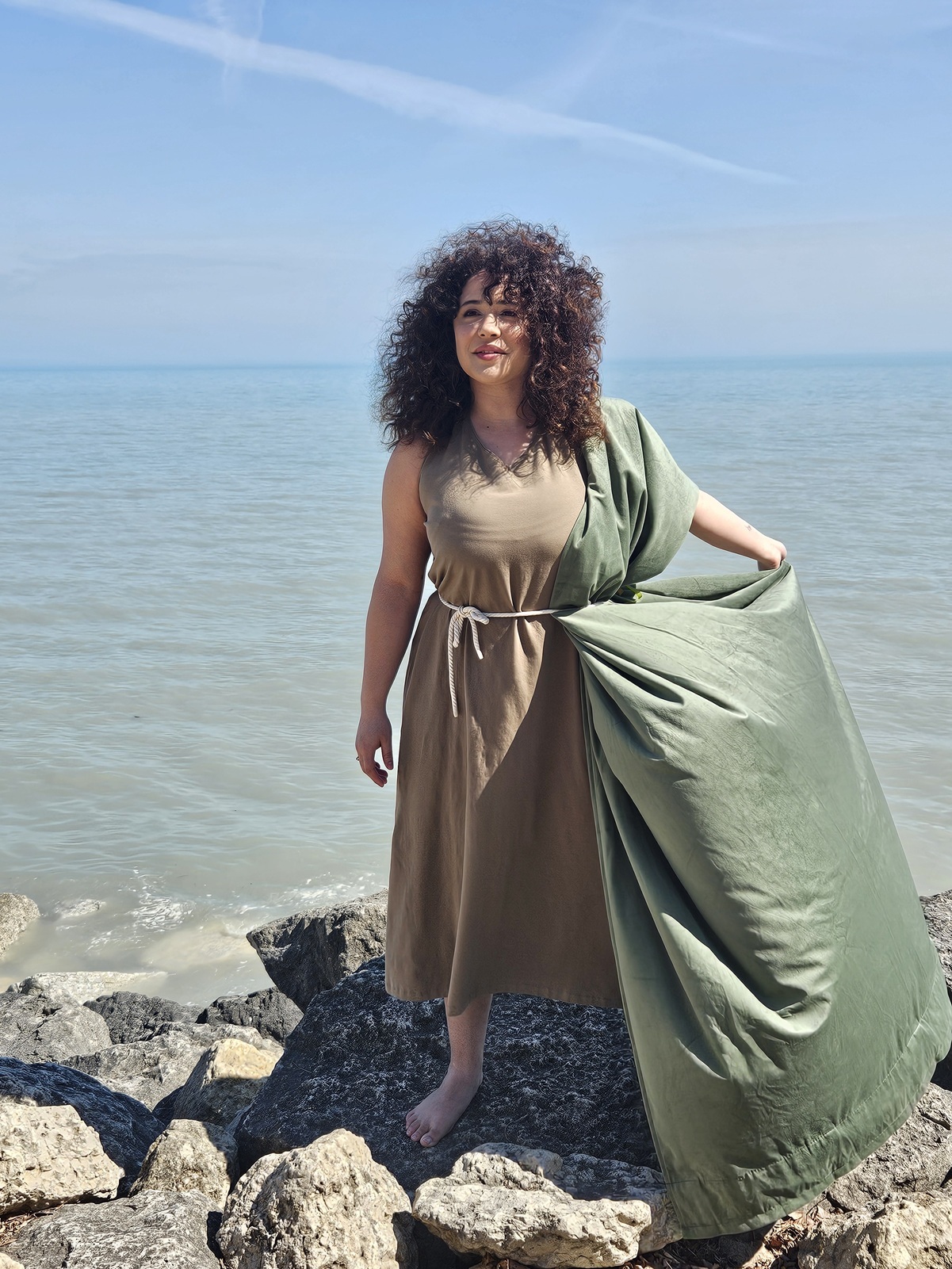 A character-driven and emotionally rich piece with moments of humor woven throughout, Kassandra at the Top of the World blends mythology and introspection to create an experience that feels both intimate and expansive. Maya Moreau in 'Kassandra at the Top of the World'