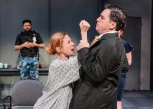 Ben Page, Ashway Lawver, Marcus Castillo, and Morgan Burkey in 'The Trojan Women' at EOS Theatre Company