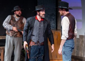 Ross Childs, Jay Donley, and Michael B. Woods in 'Shane' at City Lit Theater in Chicago - Photo Credit: Steven Townshend of Distant Era