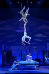 Eduardo De Azevedo Grillo, Anna Kichtchenko, Fran Alvarez, and Melvin Diggs in 'The Attic' at Goodman Theatre in Chicago