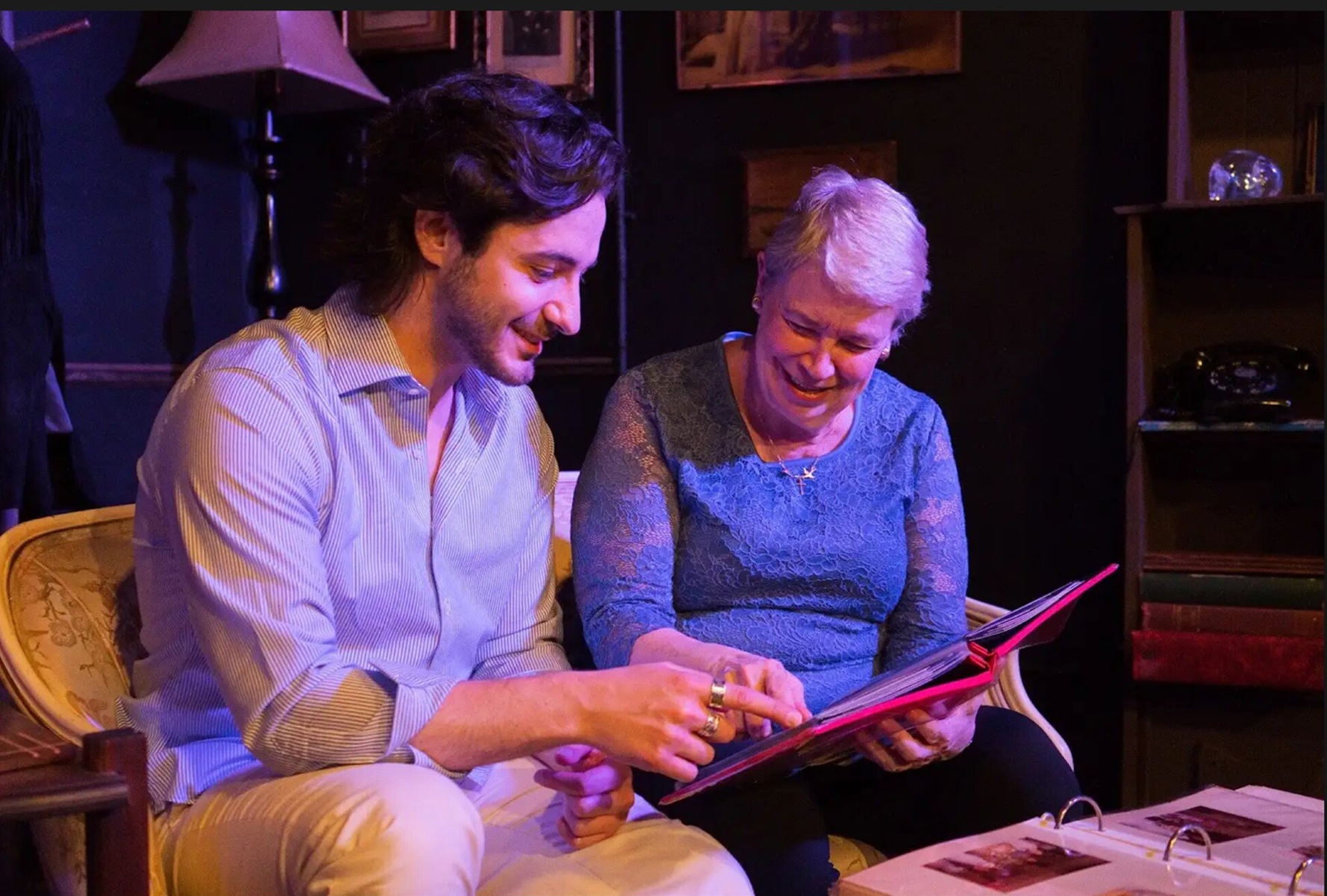 Jim Nally and Michelle McKenzie-Voigt in 'The Swallow' at Open Space Arts in Chicago