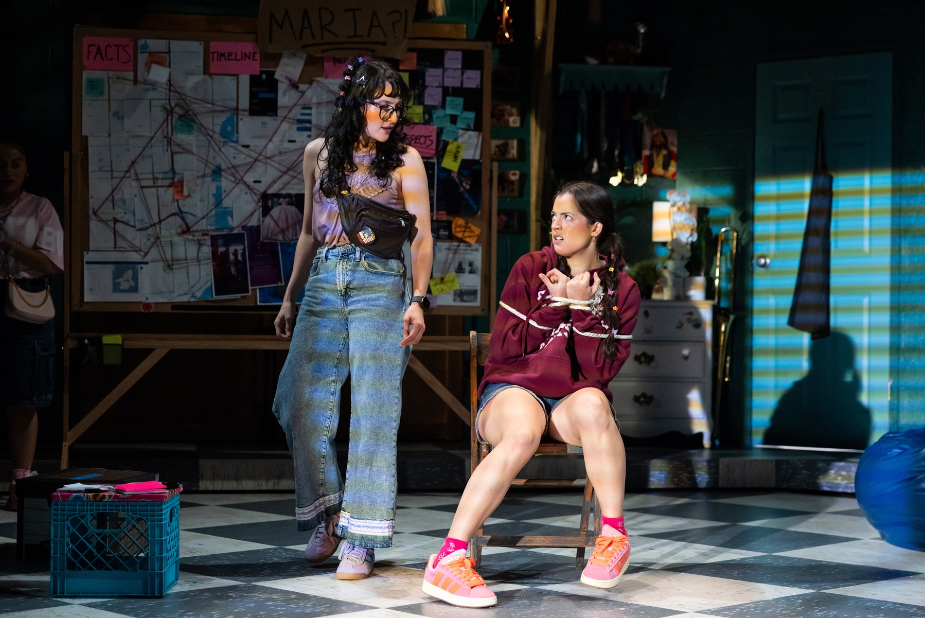  Jacqueline Guillén and Carmen Berkeley in 'Dead Girl’s Quinceañera' at Goodman Theatre in Chicago - Photo Credit: Justin Barbin