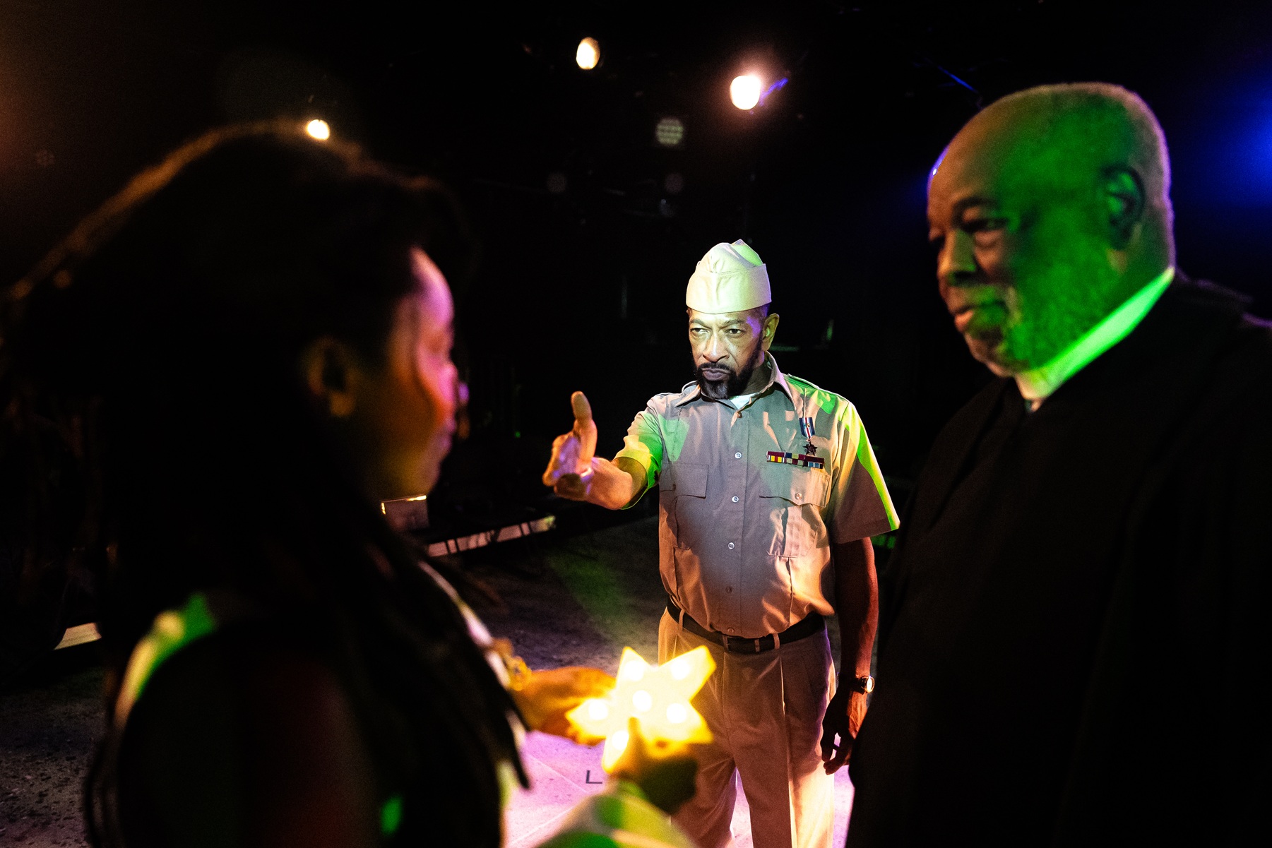 Ireon Roach, Watson Swift, and Alfred Wilson in 'Hayward' at The Gift Theatre in Chicago - Photo Credit: Joe Mazza