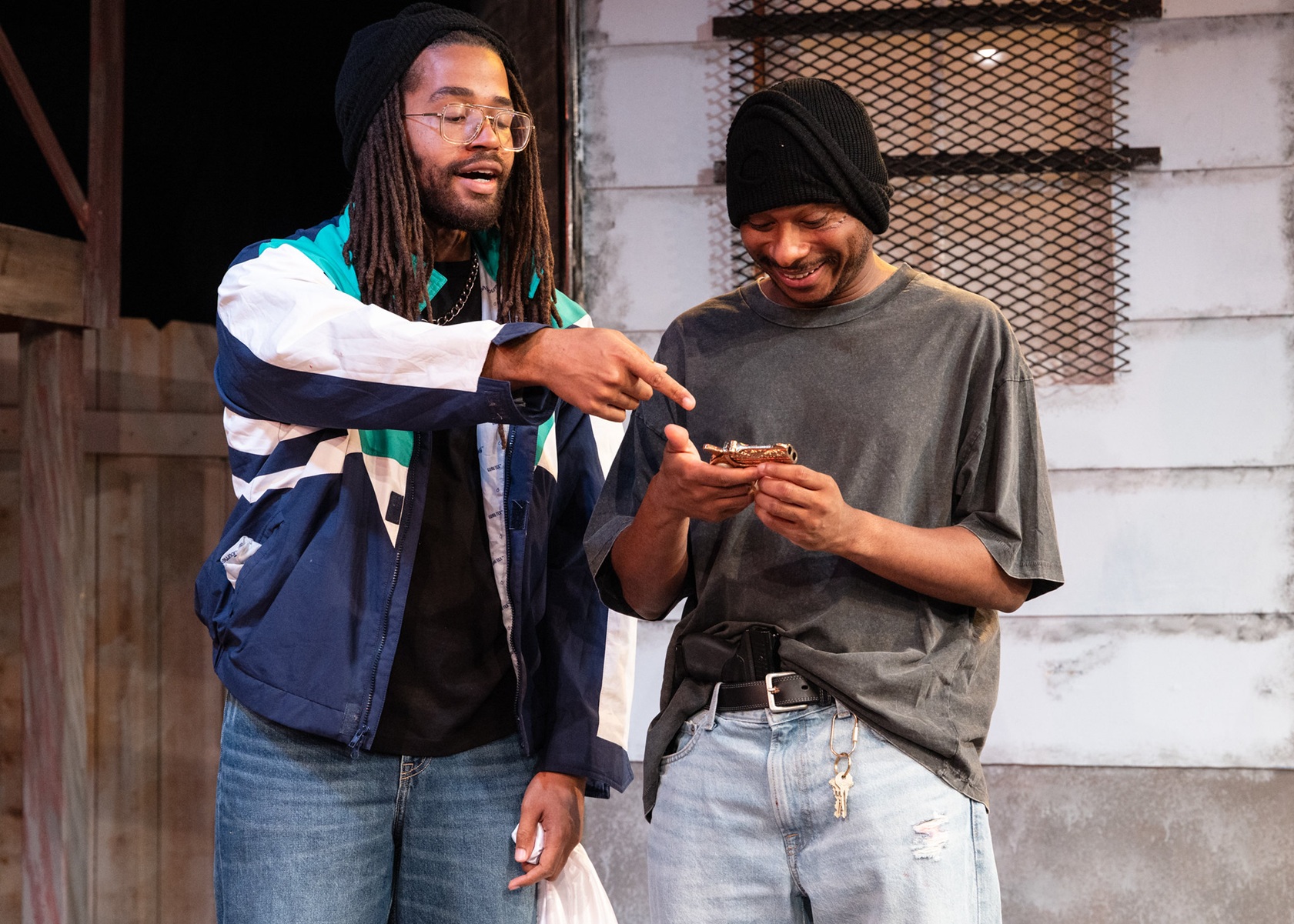James Lewis and Ernest Henton in 'King Hedley II' at City Lit Theatre in Chicago - Photo Credit: Steven Townshend of Distant Era